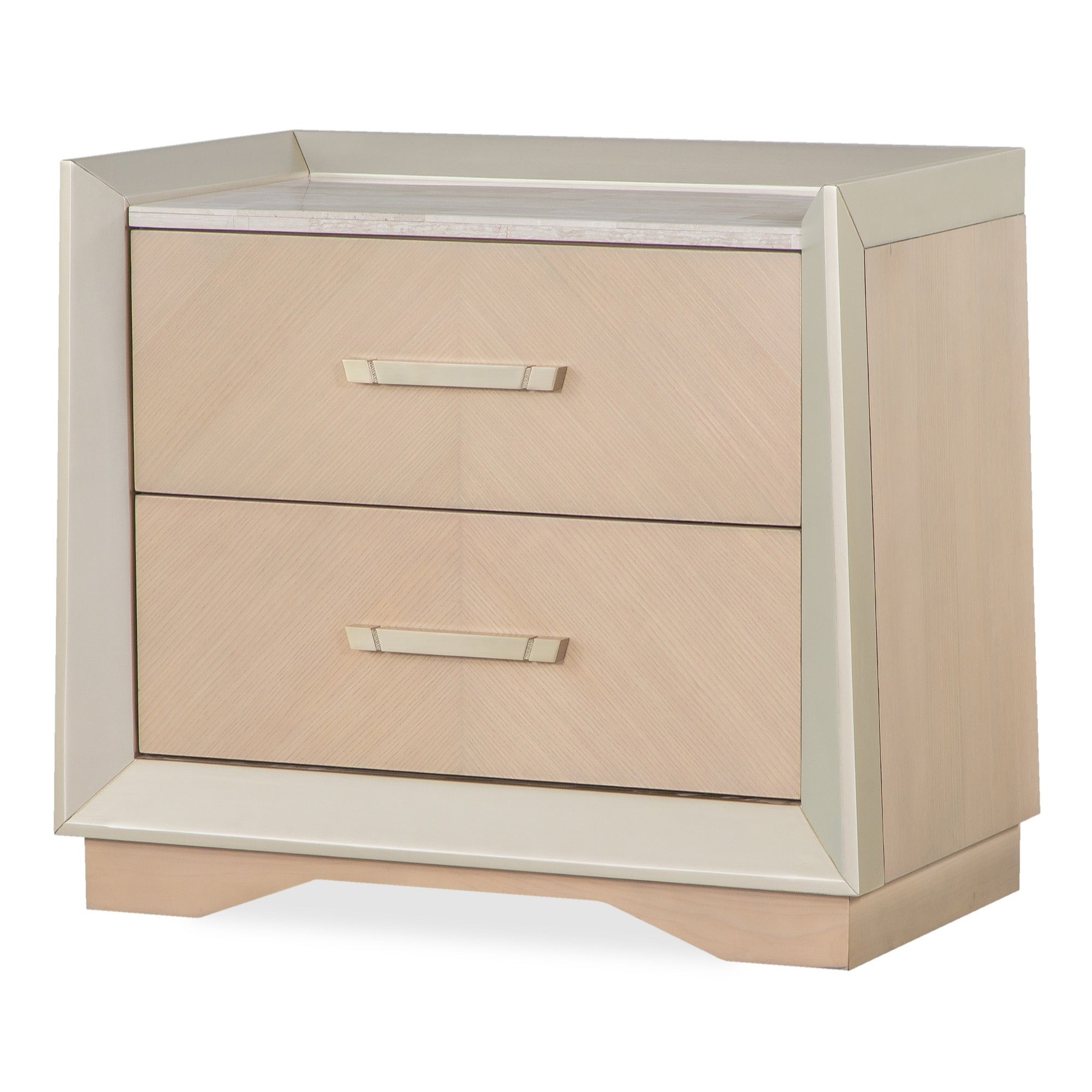 Camila Marble Top Nightstand - Adams Furniture