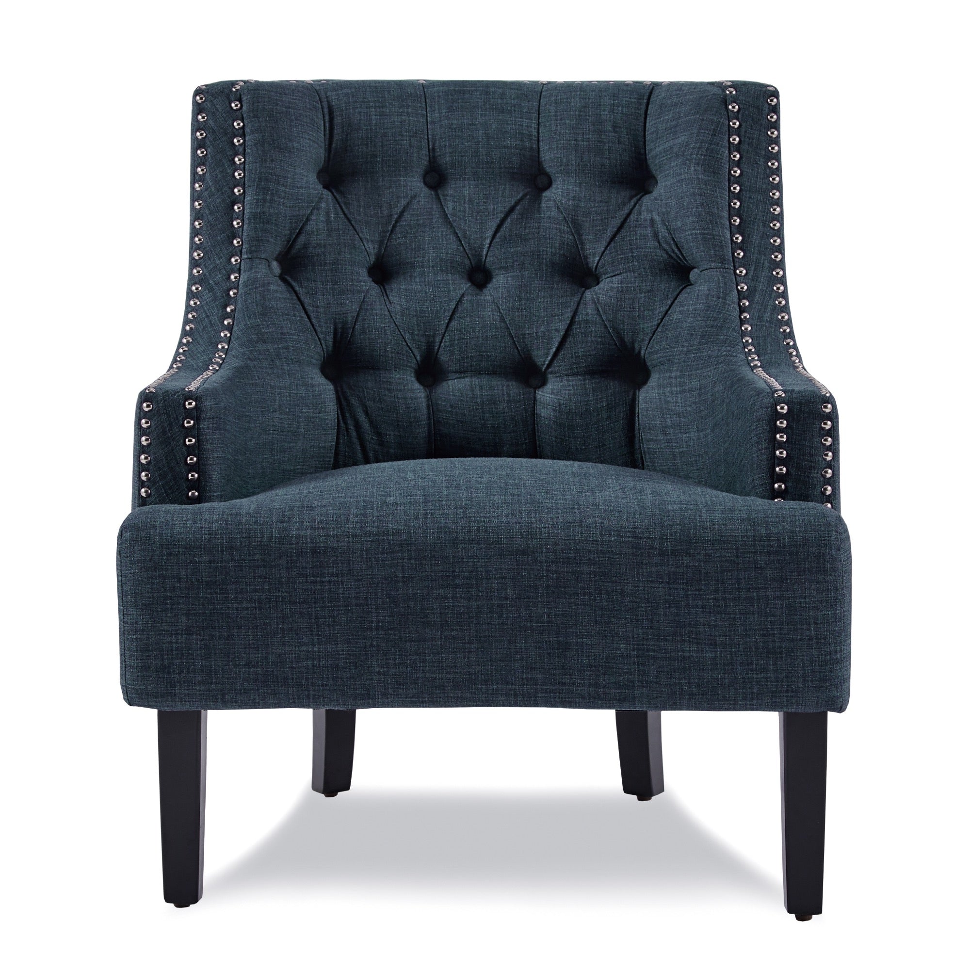 Indigo Nailhead Accent Chair