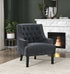 Black Nailhead Accent Chair