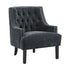 Black Nailhead Accent Chair