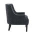 Black Nailhead Accent Chair