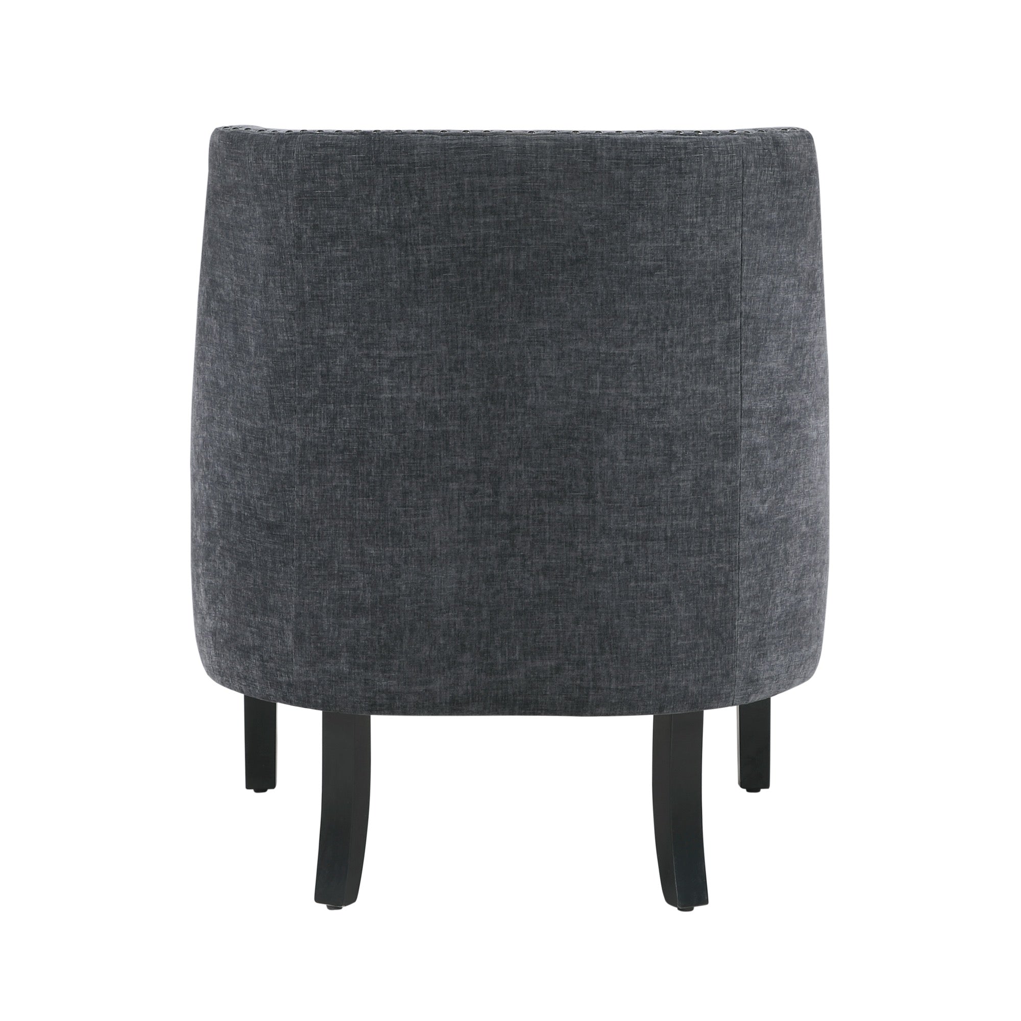 Black Nailhead Accent Chair