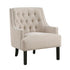 Beige Nailhead Accent Chair
