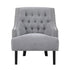 Grey Nailhead Accent Chair