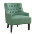 Green Nailhead Accent Chair