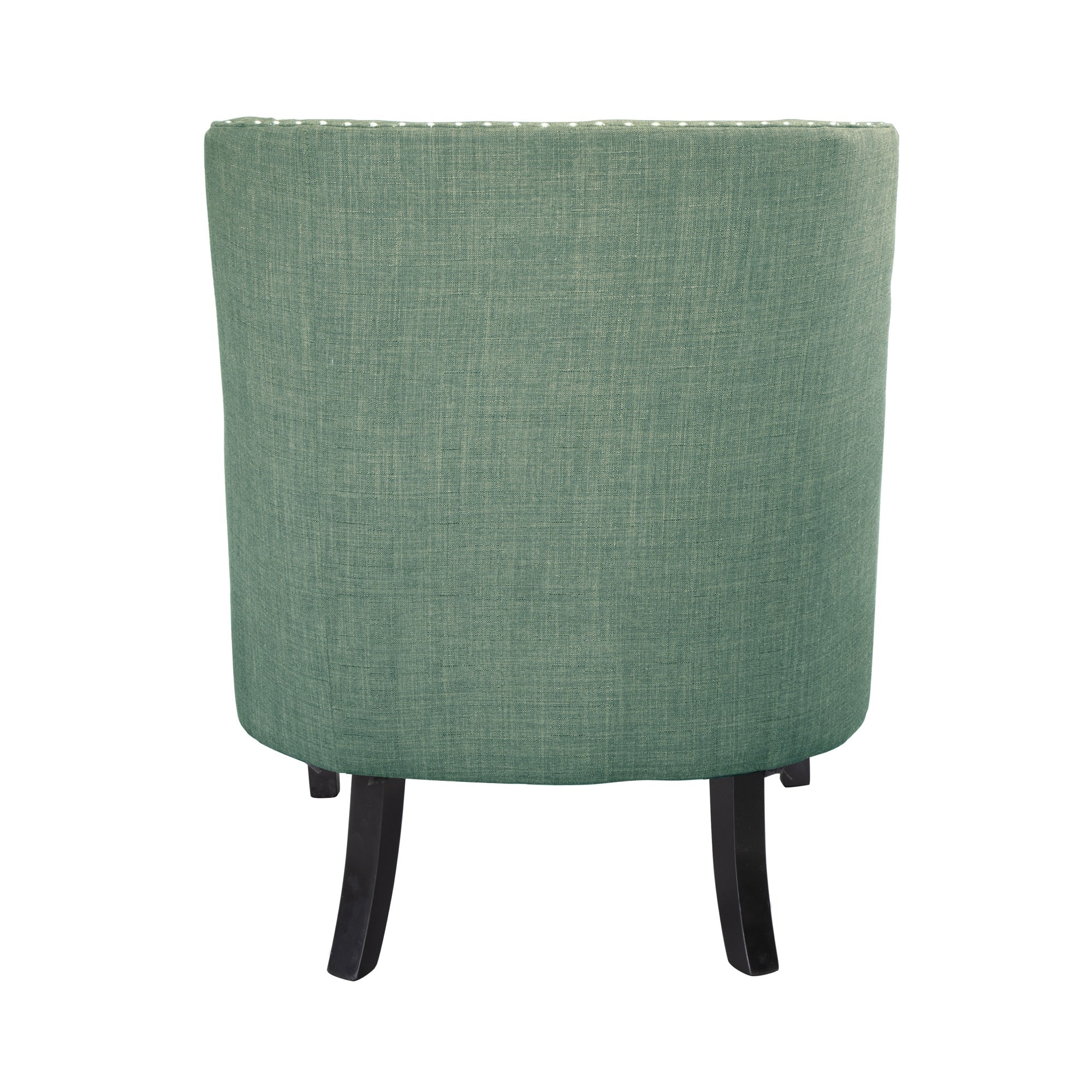 Green Nailhead Accent Chair