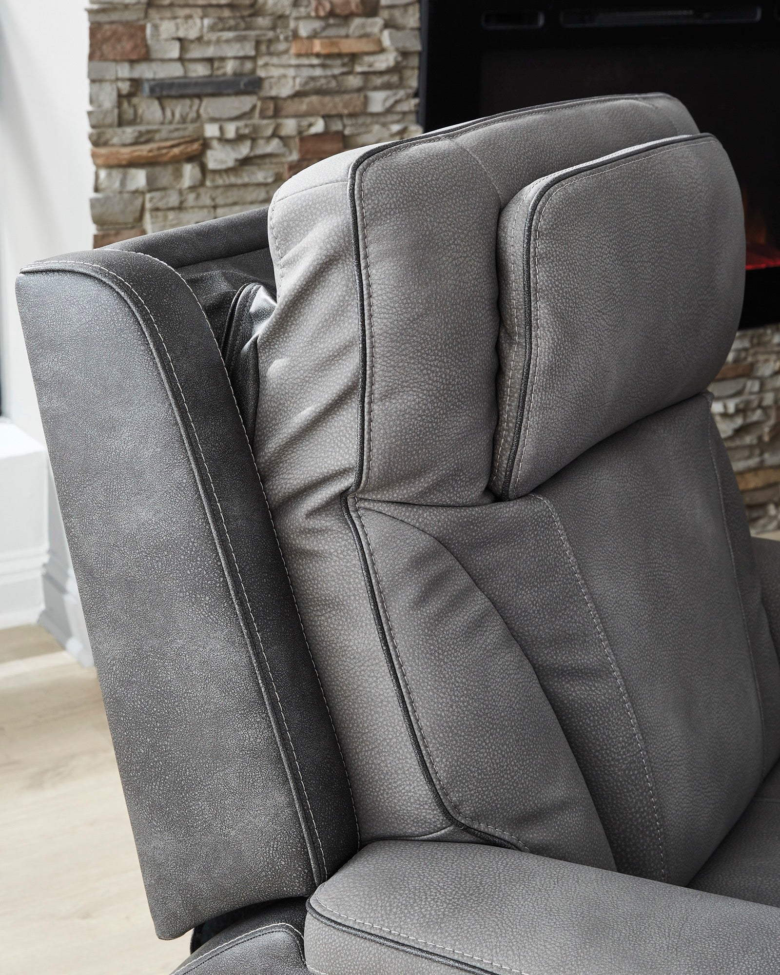 Slate Power Lift Recliner - Adams Furniture