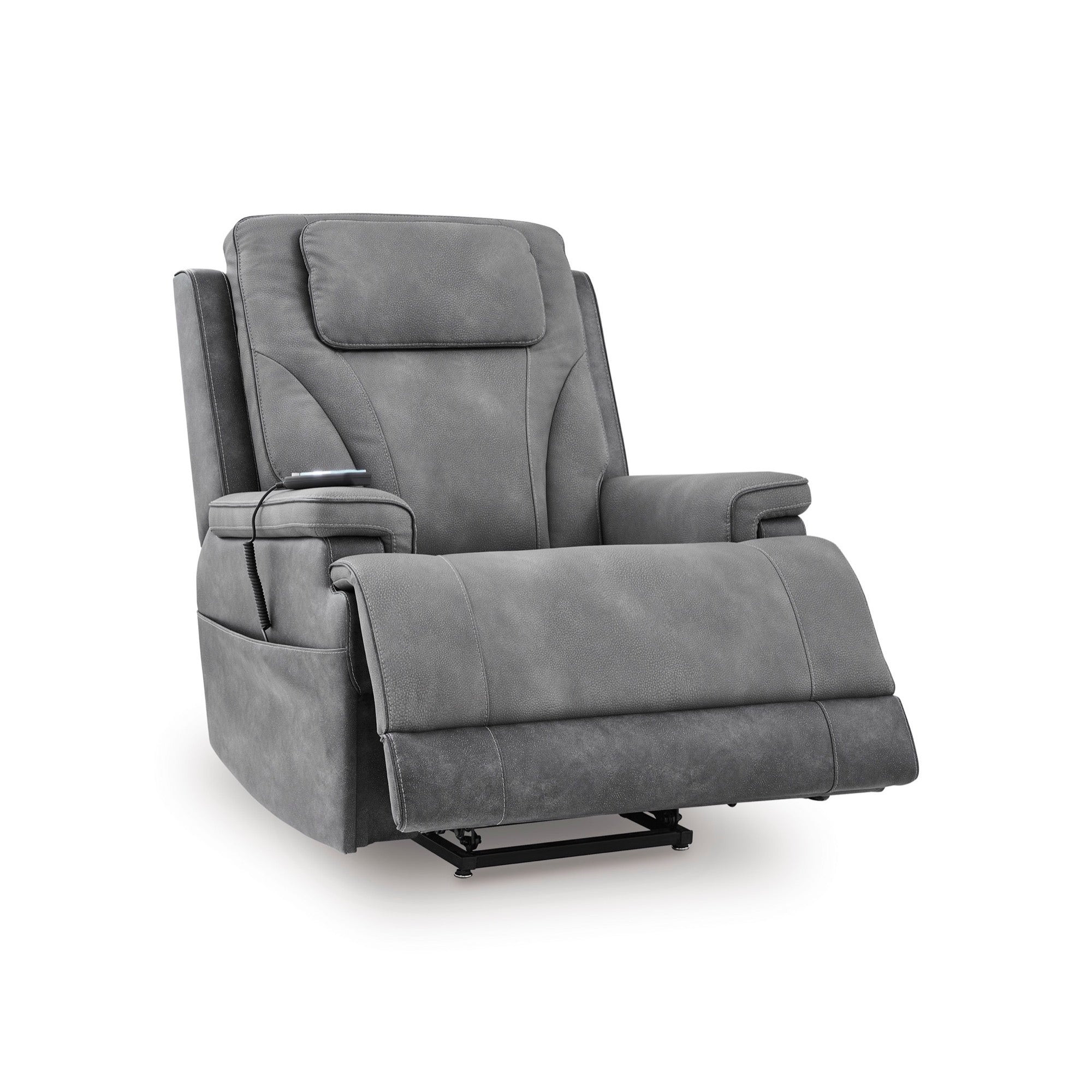 Slate Power Lift Recliner - Adams Furniture