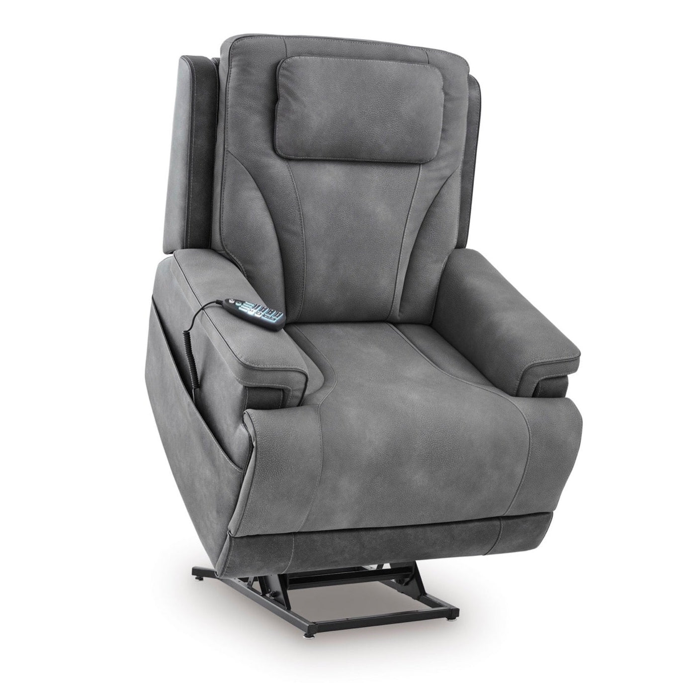 Slate Power Lift Recliner - Adams Furniture