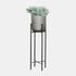 Metal Planters On Stand (Set of 3)