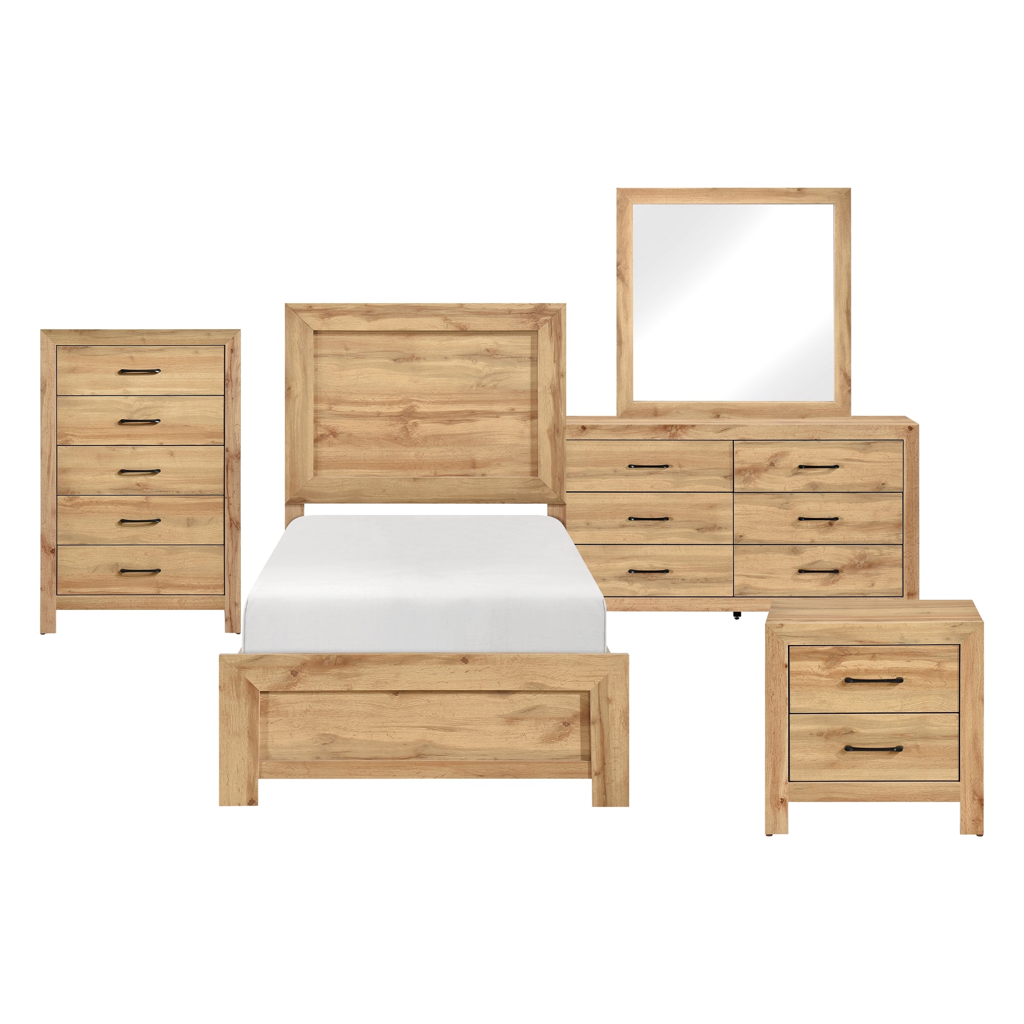 Noah Twin 5 Piece Bedroom Set - Adams Furniture