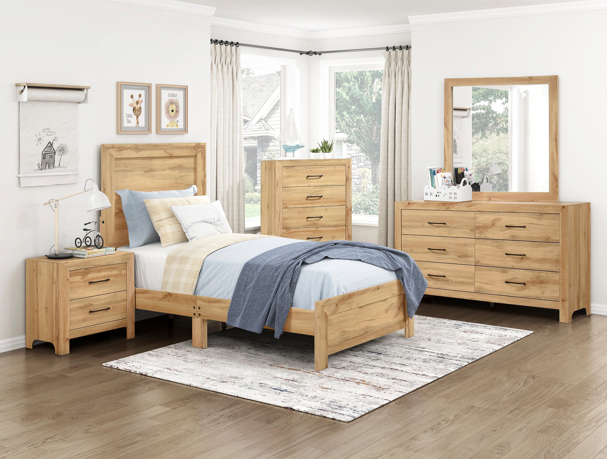 Noah Twin 3 Piece Bedroom Set - Adams Furniture