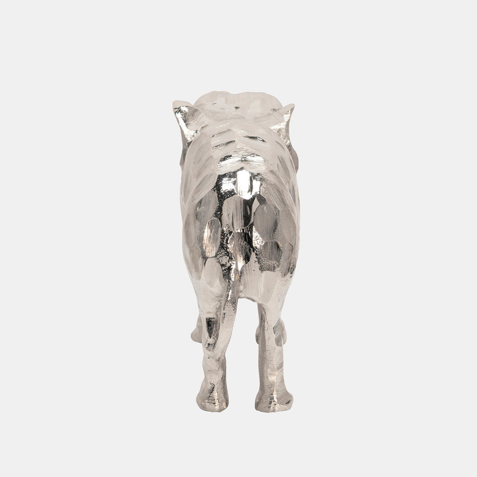 Metal 11" Elephant, Silver