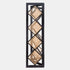 Wood 72"H Cane Wall Divider