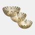 Gold Geometric Bowls (Set of 3)