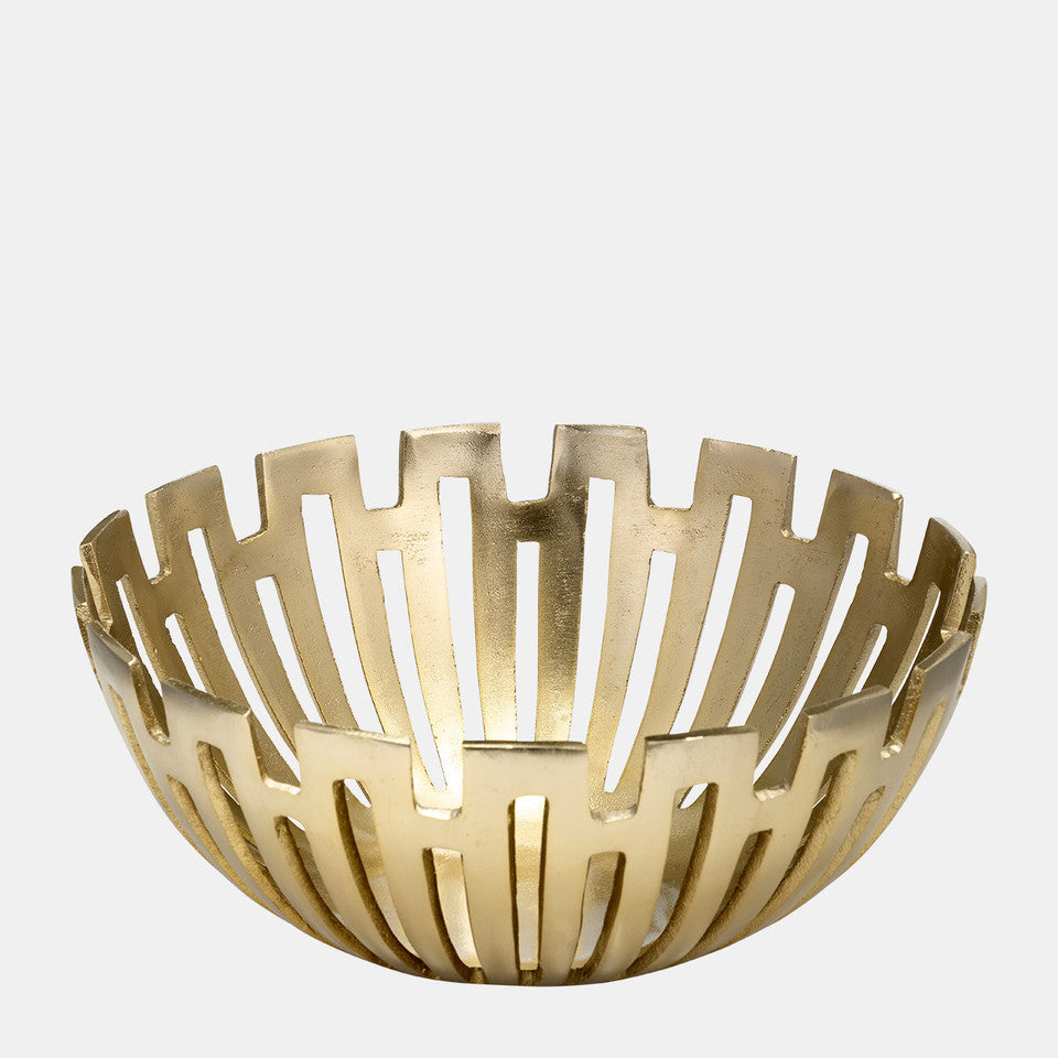 Gold Geometric Bowls (Set of 3)