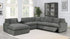 Grey 6-Piece Sectional with Power Reclining Seat
