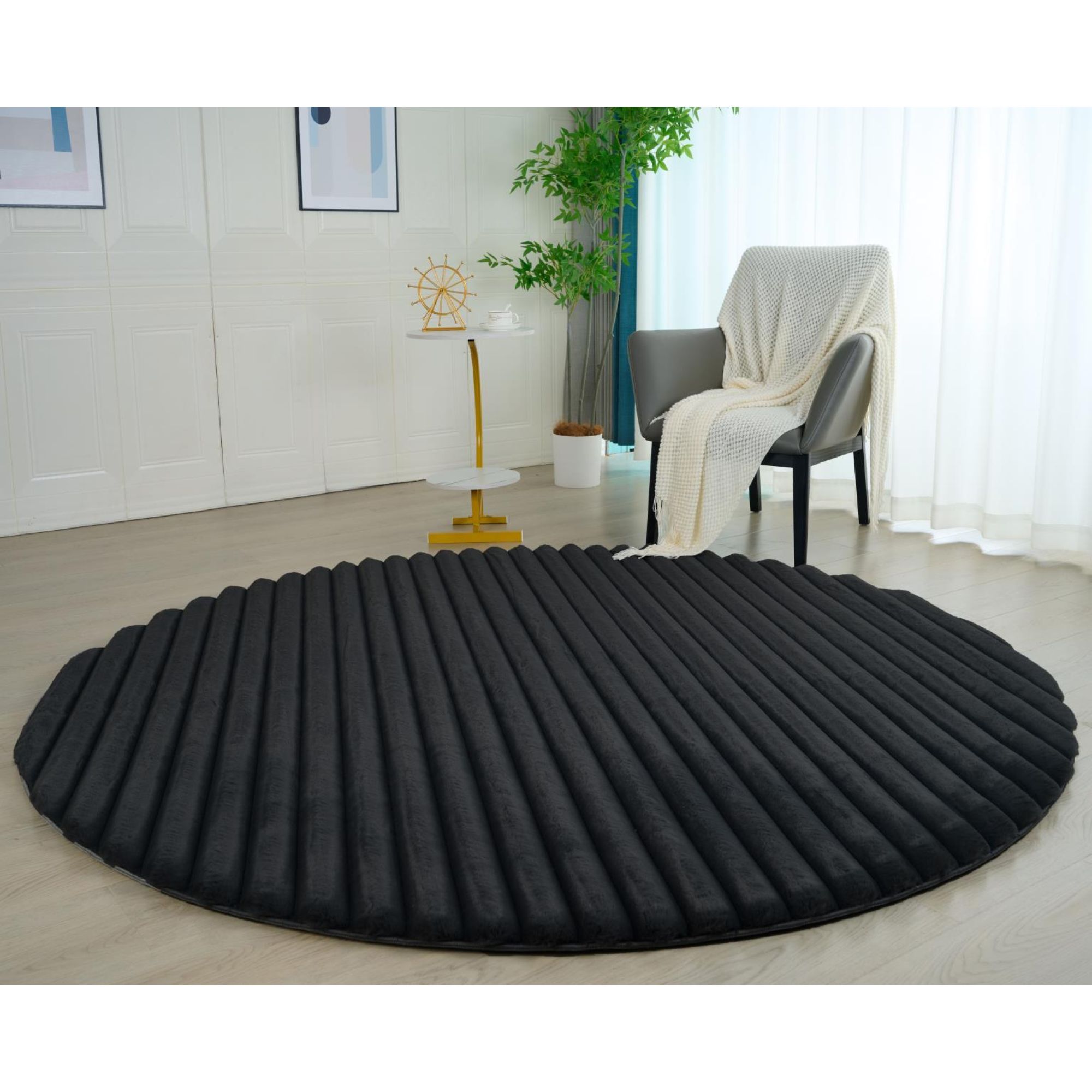 Madrid 7X7 Round Rug - Adams Furniture