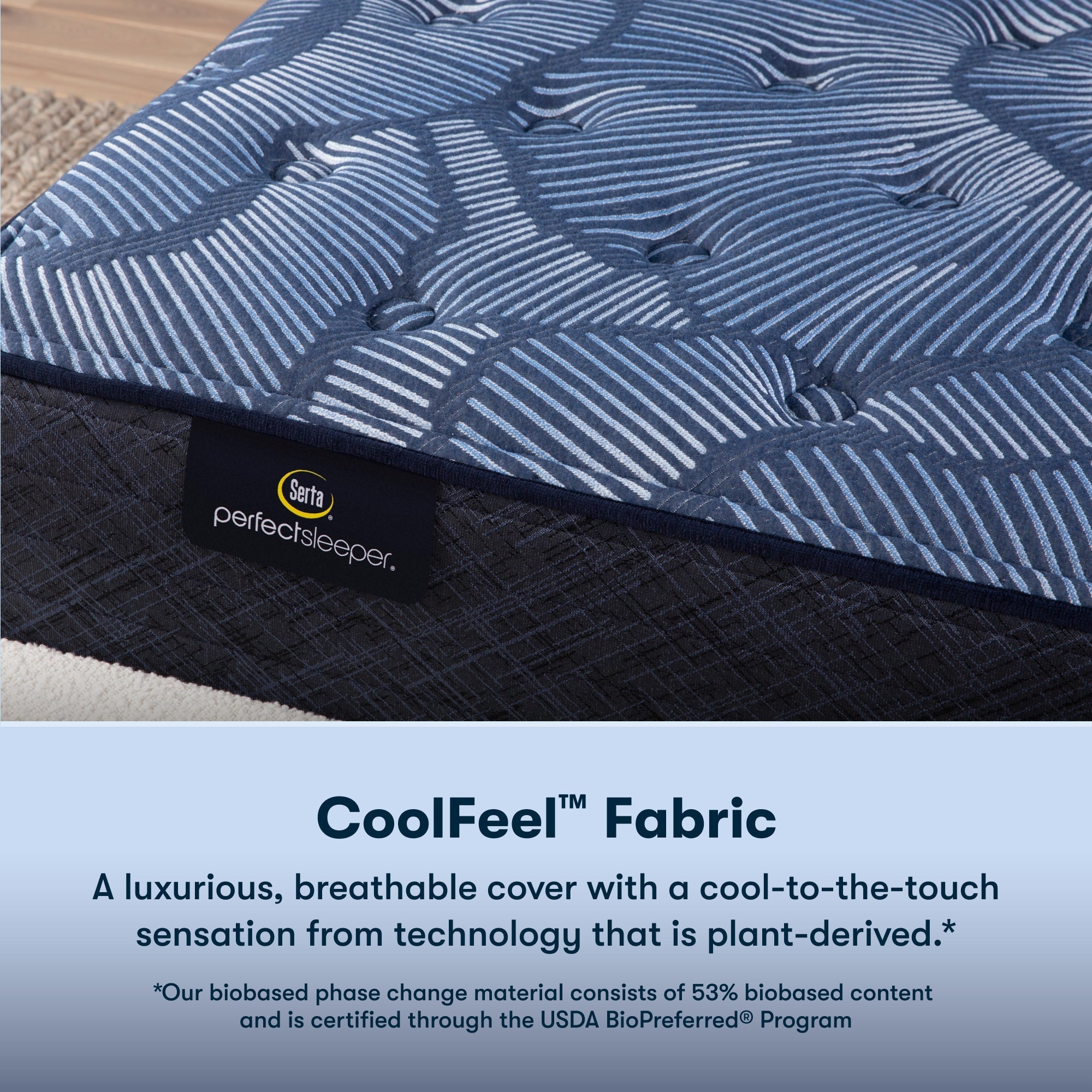 Serta Perfect Sleeper Cobalt Calm Plush King Mattress - Adams Furniture