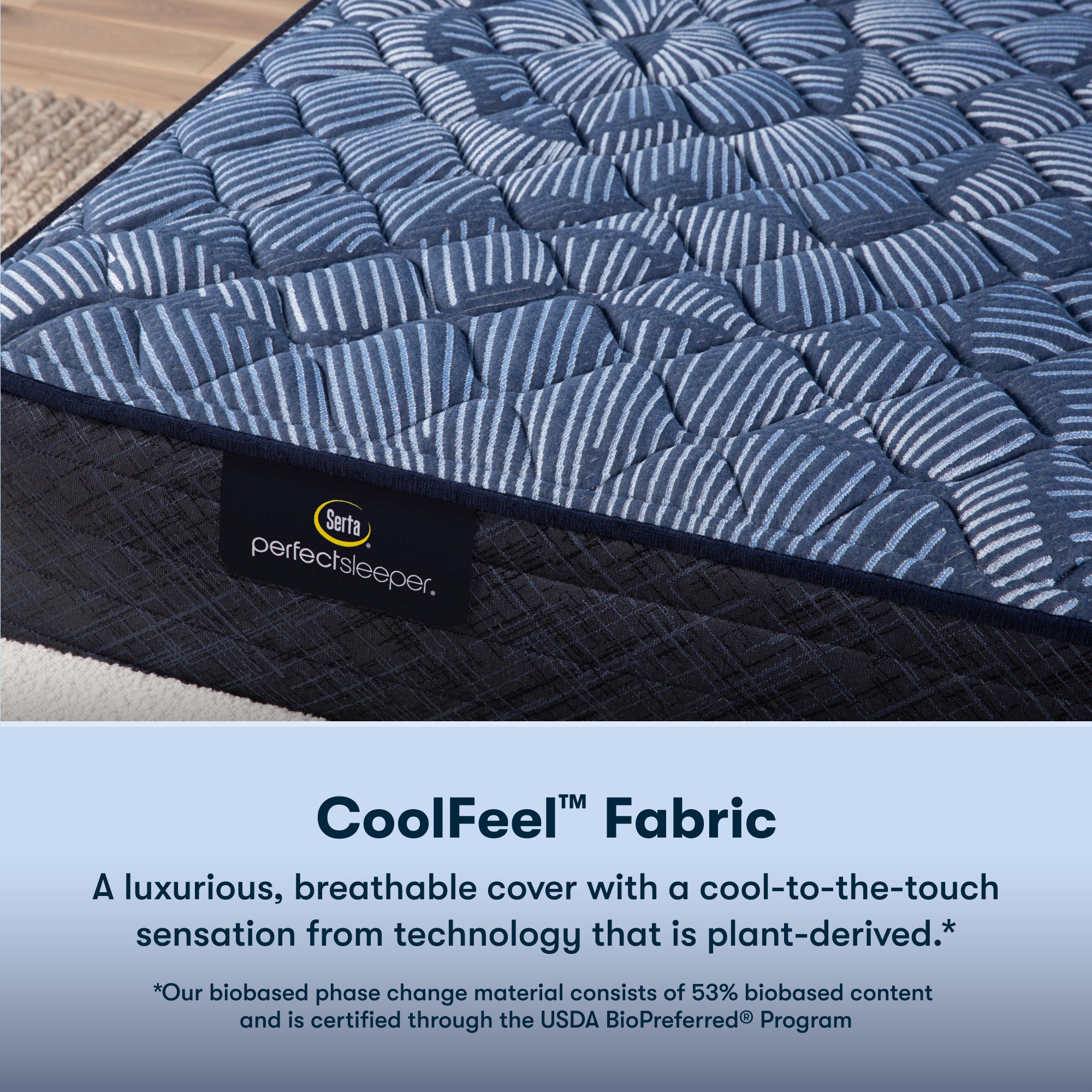 Serta Perfect Sleeper Cobalt Calm Extra Firm Queen Mattress - Adams Furniture