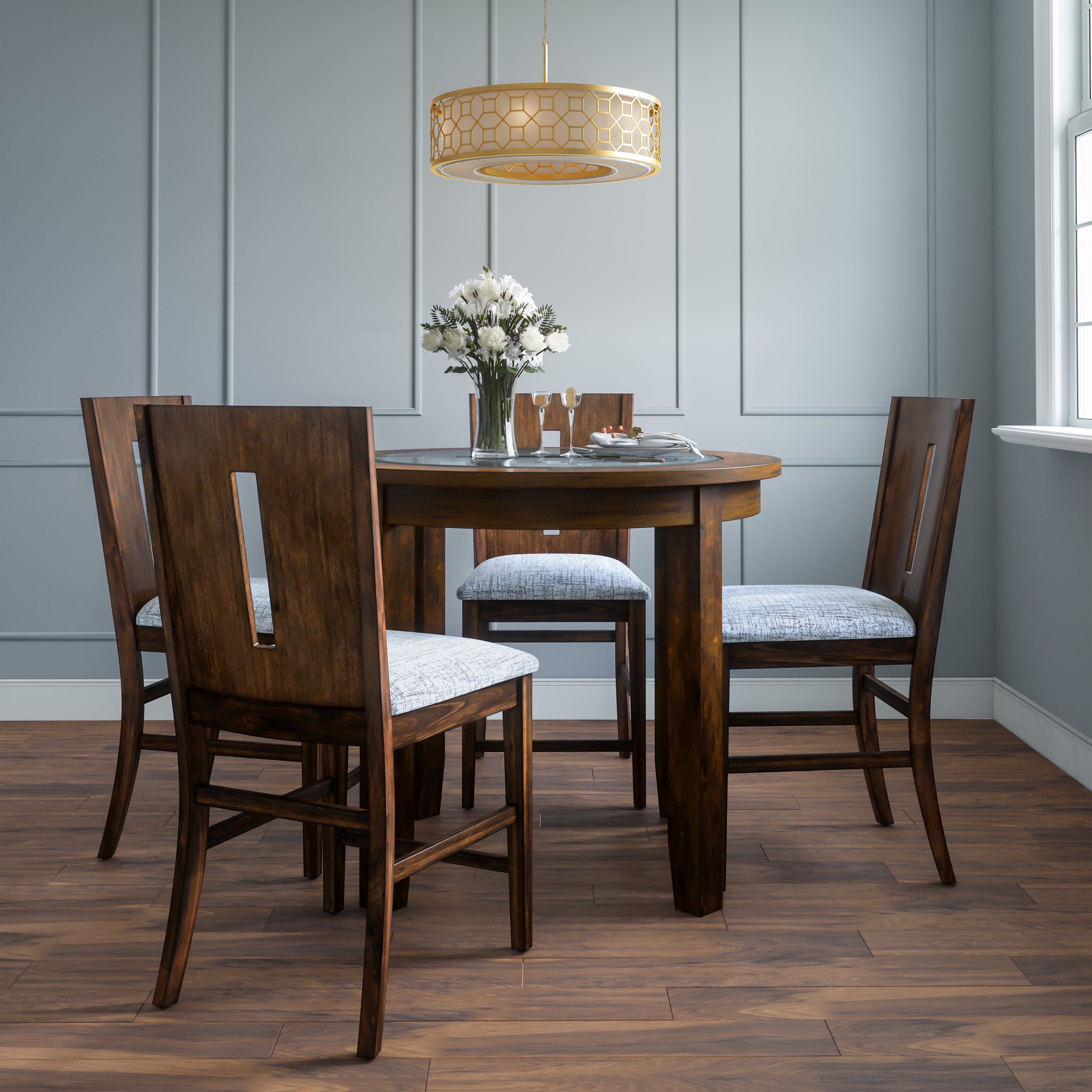 Zoey 5 Piece Merlot Dining Set