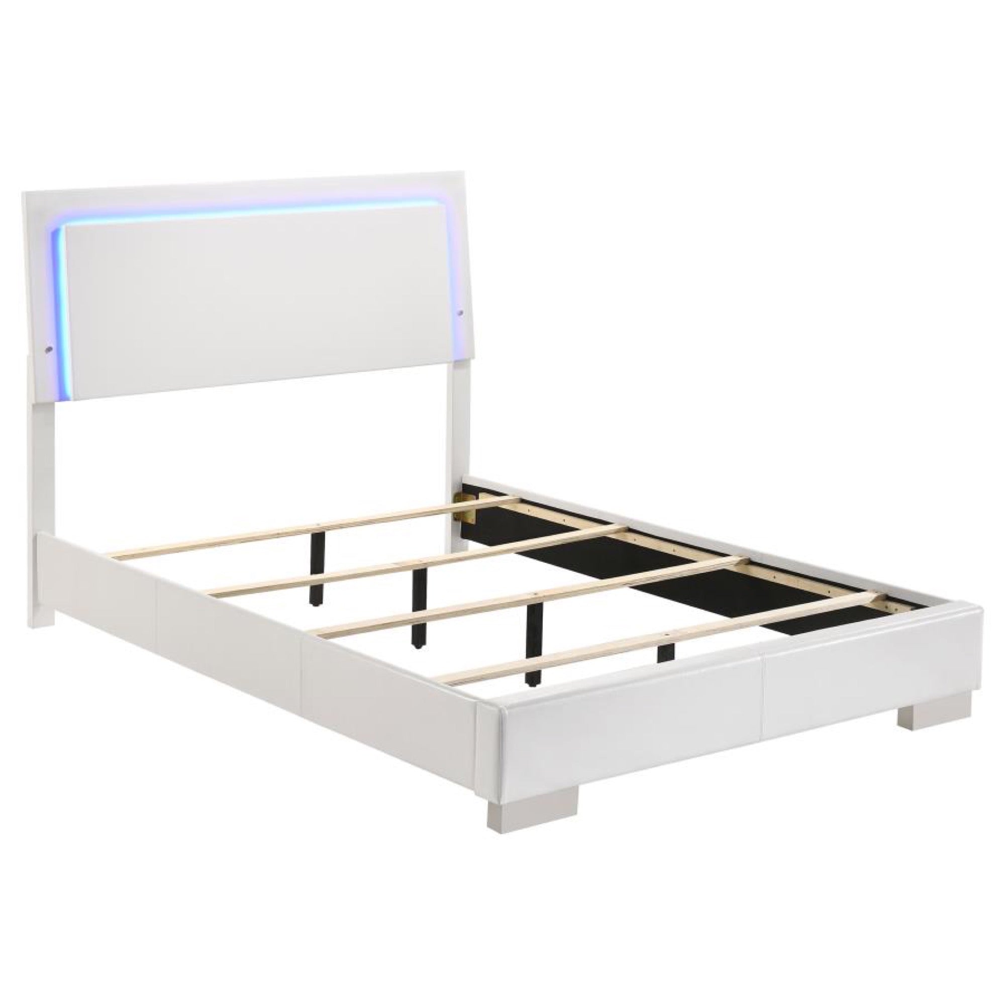 Felicity Full Bed w/ LED Light - Adams Furniture