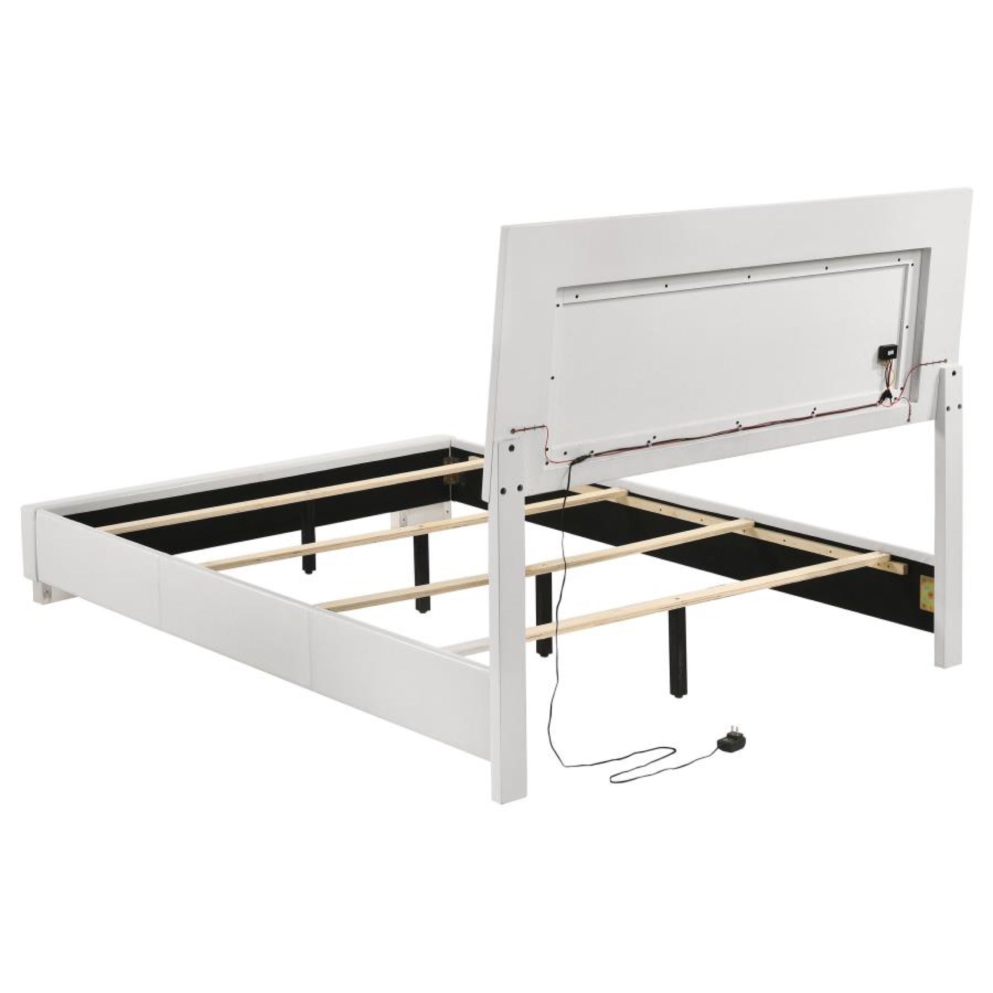 Felicity Full 5 Piece Bedroom Set w/ LED Light - Adams Furniture