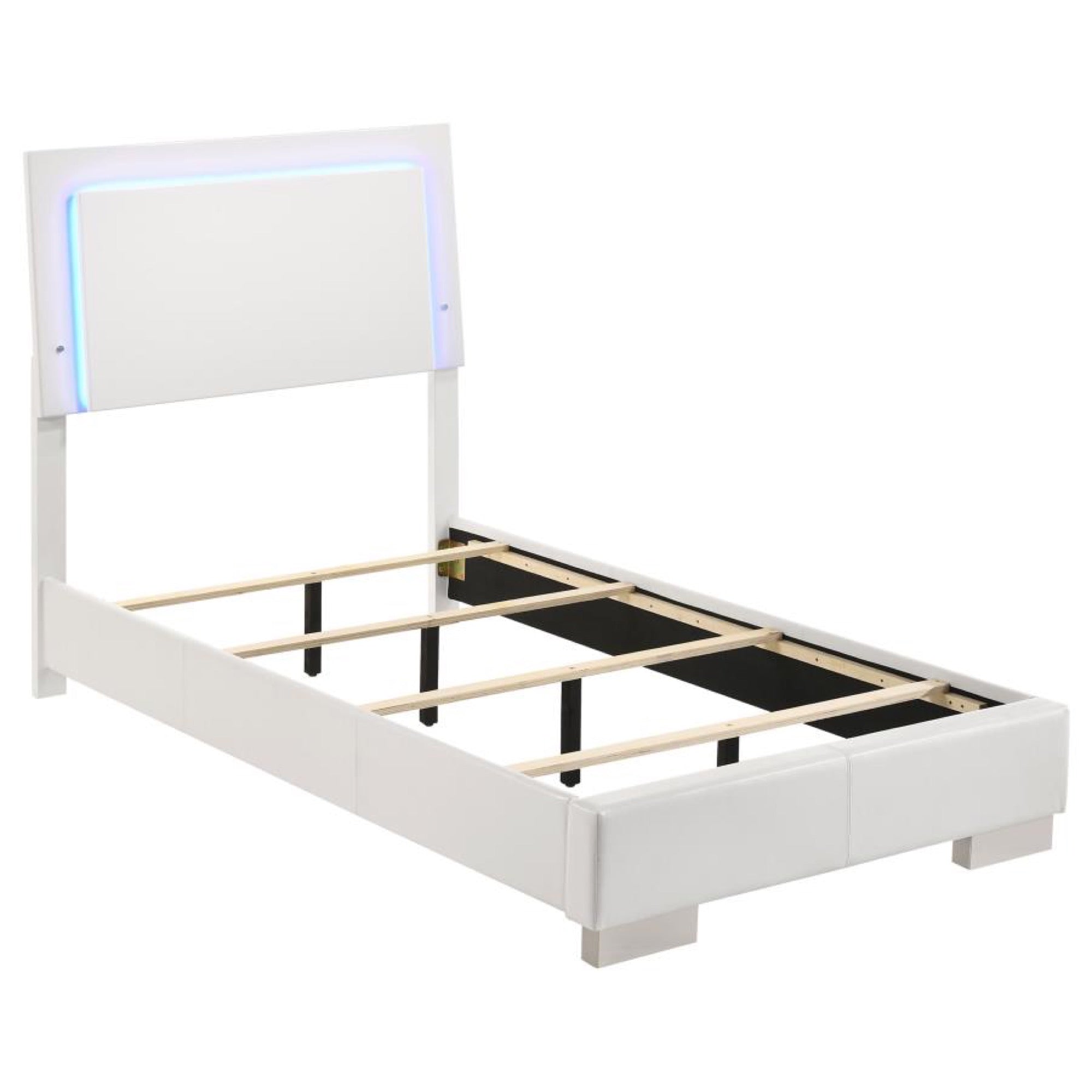 Felicity Twin 3 Piece Bedroom Set w/ LED Light - Adams Furniture