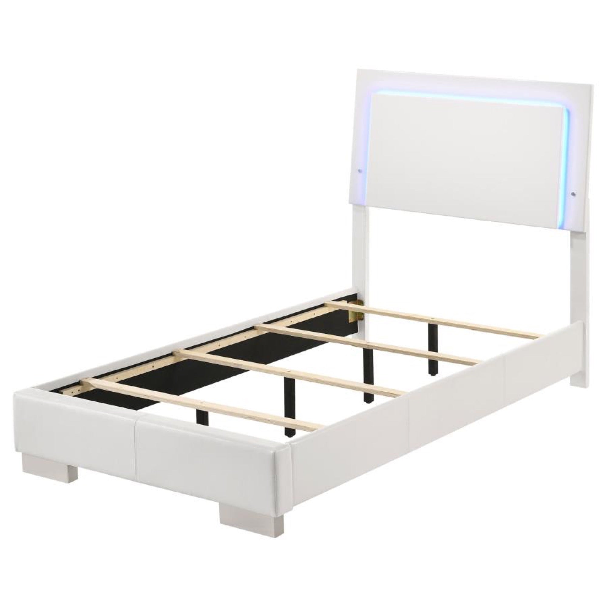 Felicity Twin Bed w/ LED Light - Adams Furniture