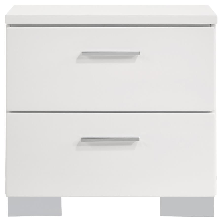Felicity Full 5 Piece Bedroom Set w/ LED Light - Adams Furniture