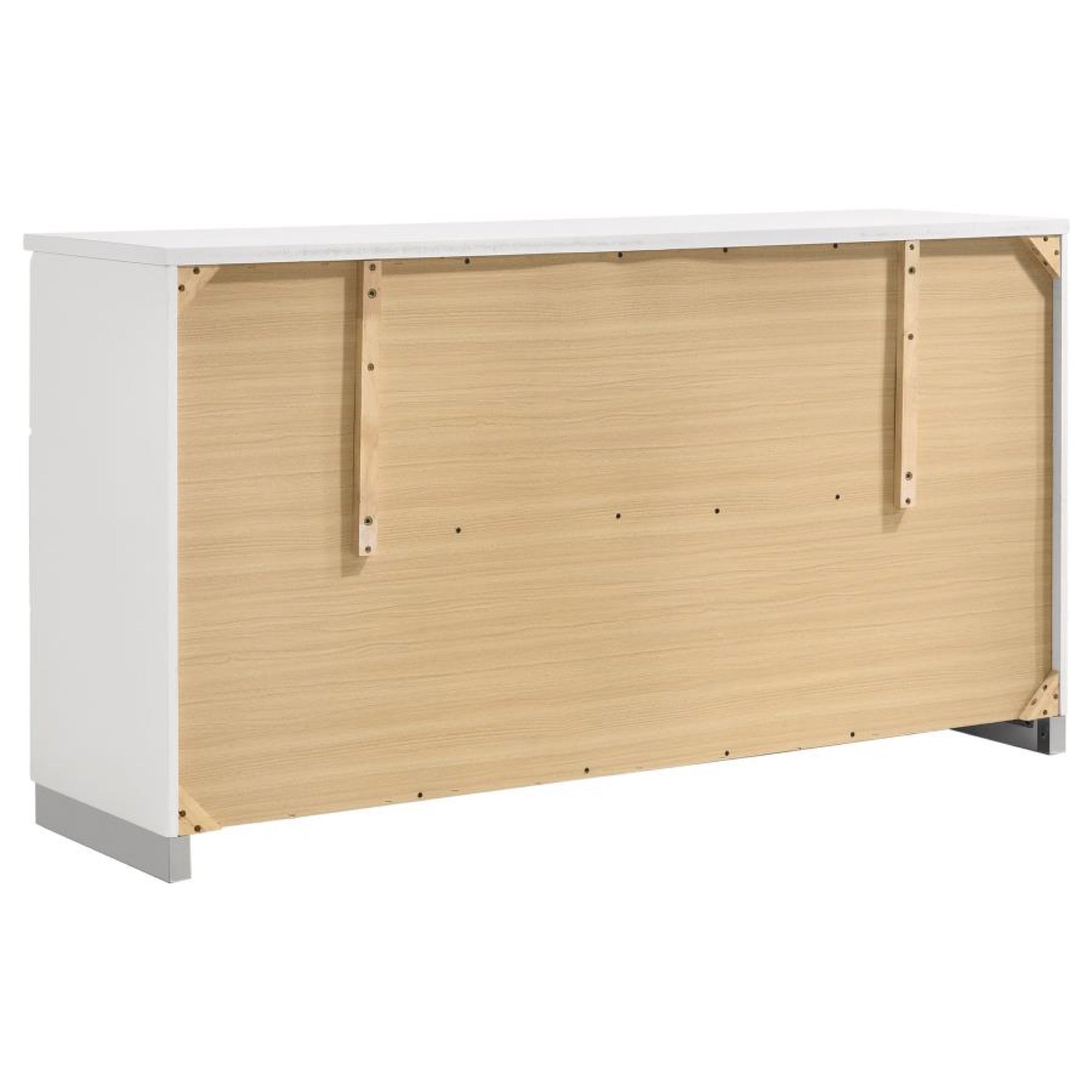 Felicity King 3 Piece Bedroom Set w/ LED Light - Adams Furniture