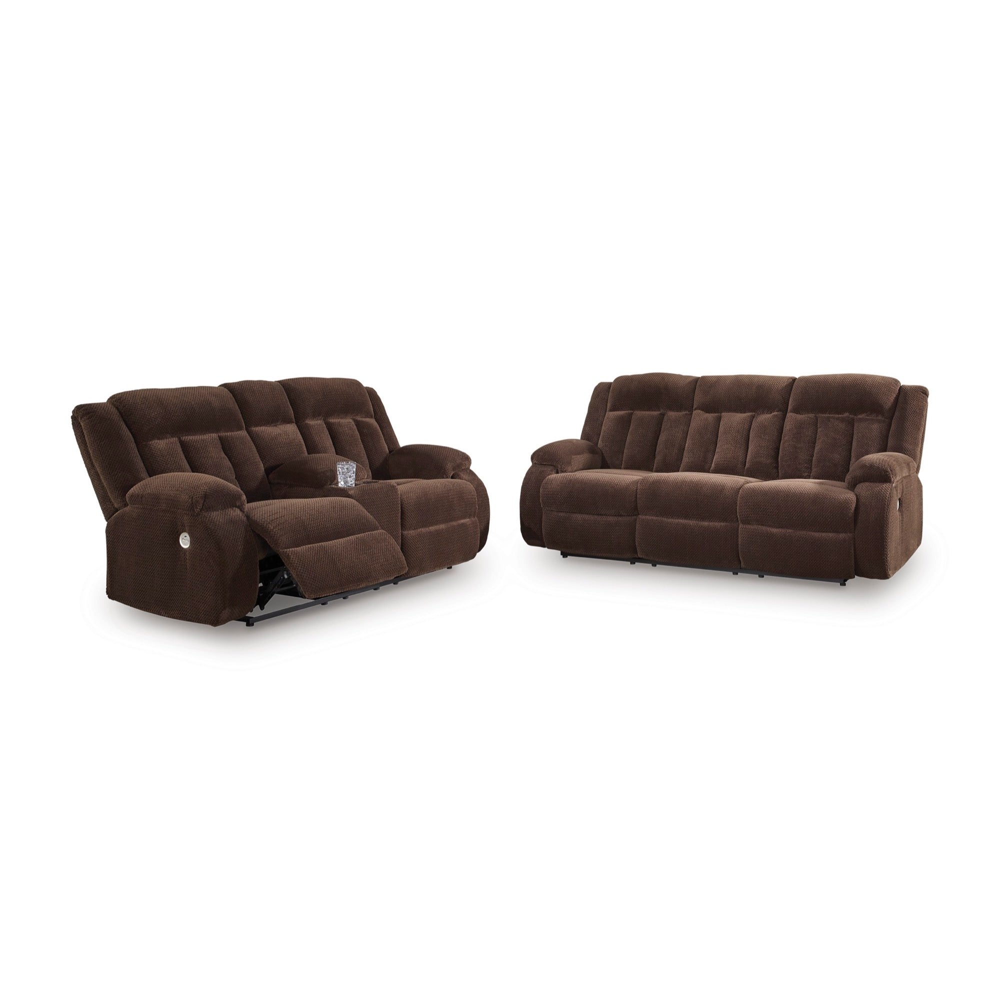 Oscar Power Reclining Living Room Set - Adams Furniture