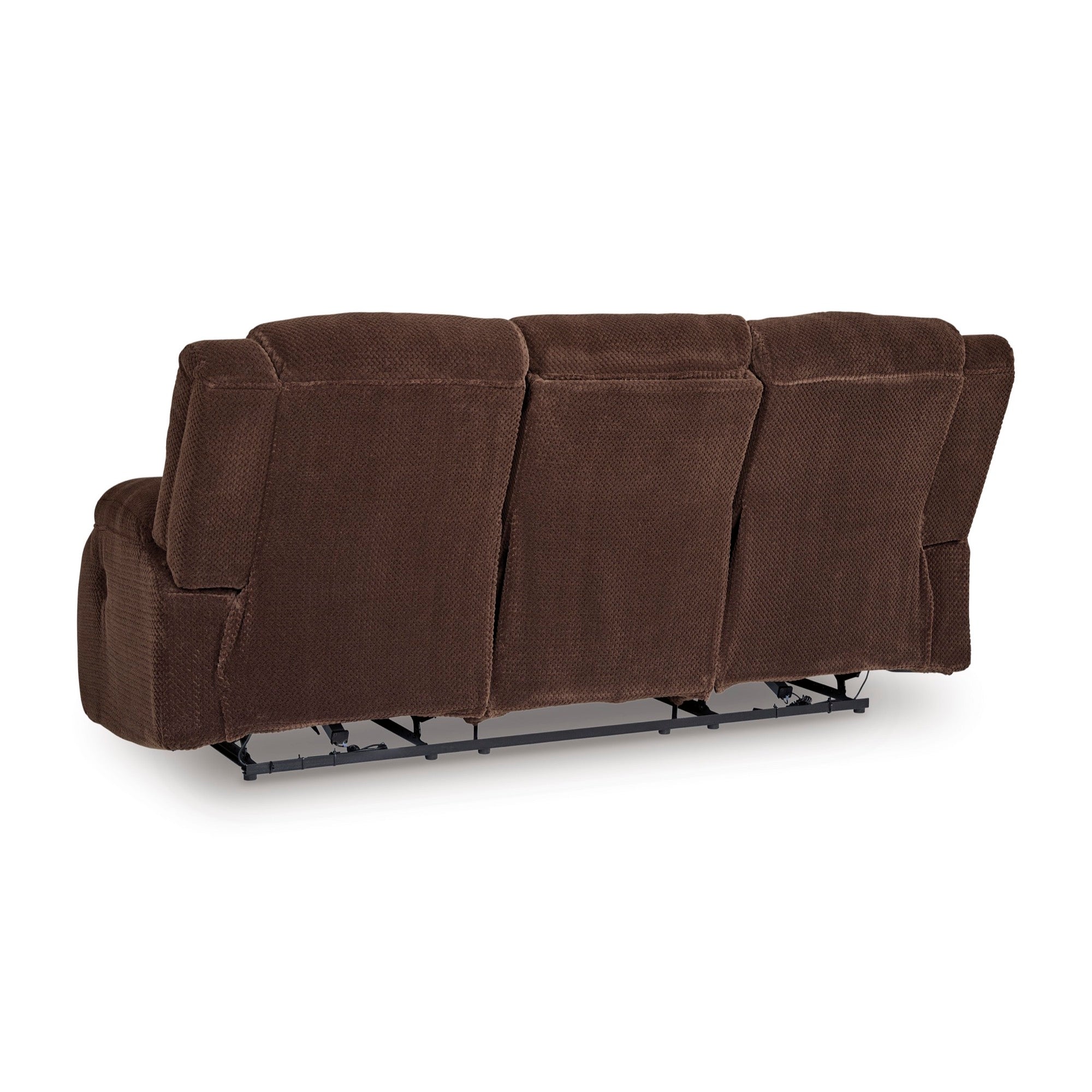 Oscar Power Reclining Sofa with Drop Down Table - Adams Furniture