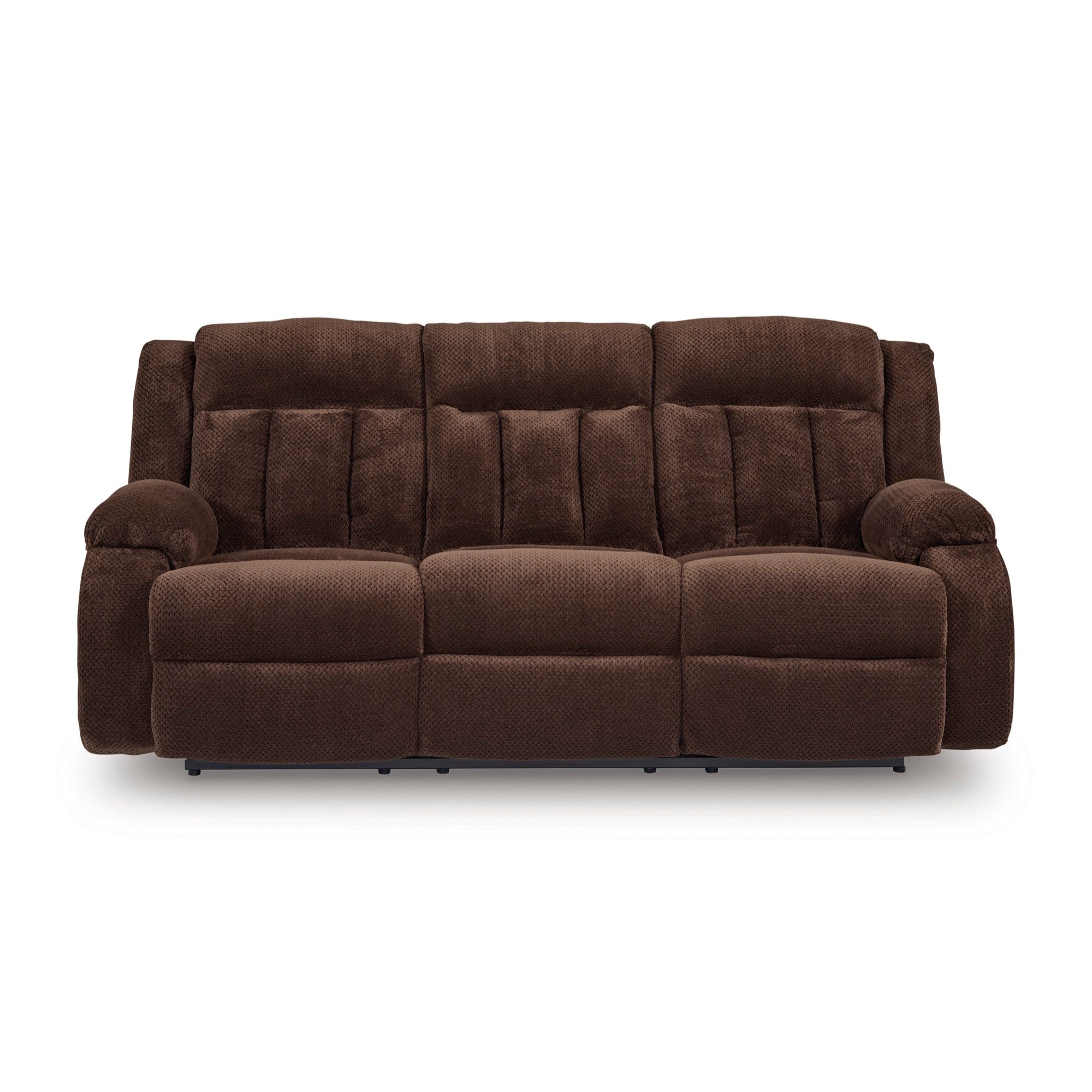 Oscar Power Reclining Sofa with Drop Down Table - Adams Furniture