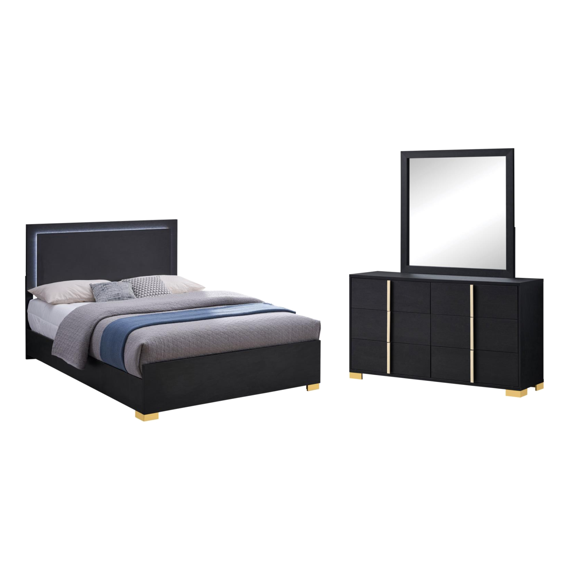 Harmony Full 3 Piece Bedroom Set - Adams Furniture