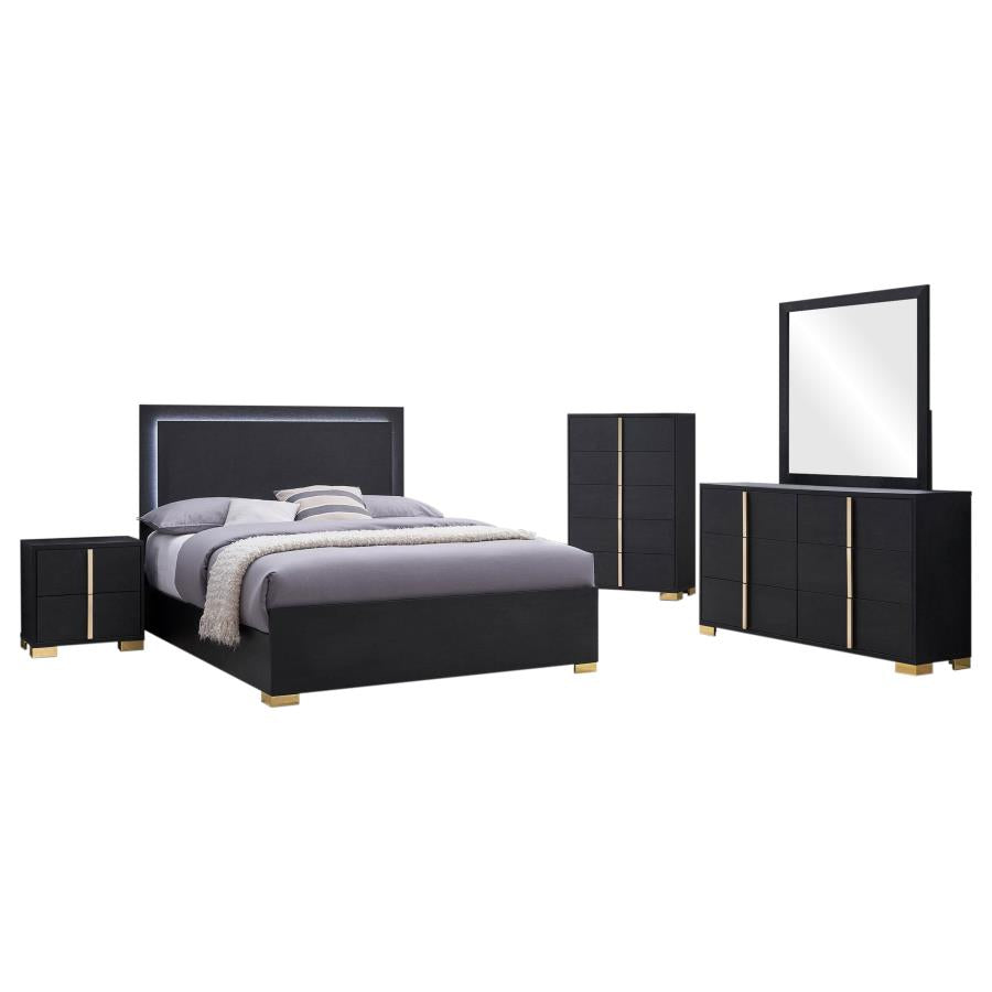 Harmony King 5 Piece Bedroom Set - Adams Furniture
