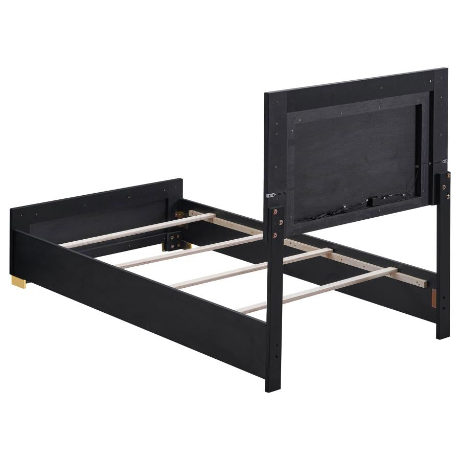 Harmony Twin 5 Piece Bedroom Set - Adams Furniture