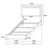 Harmony Twin 5 Piece Bedroom Set - Adams Furniture