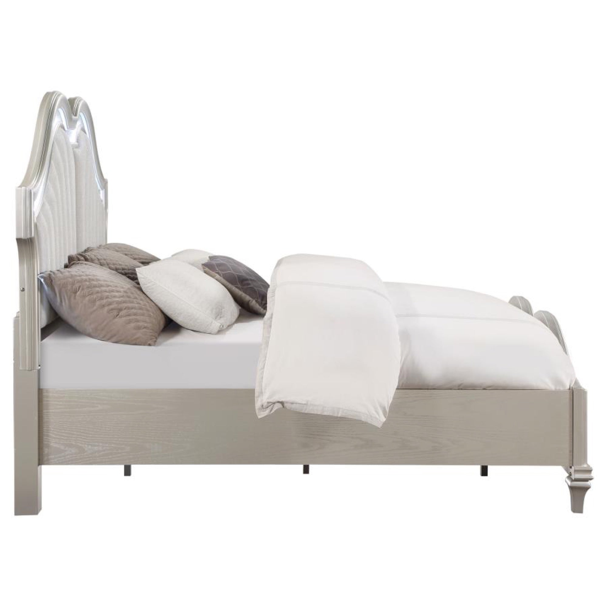 Evangeline Queen Upholstered Bed - Adams Furniture