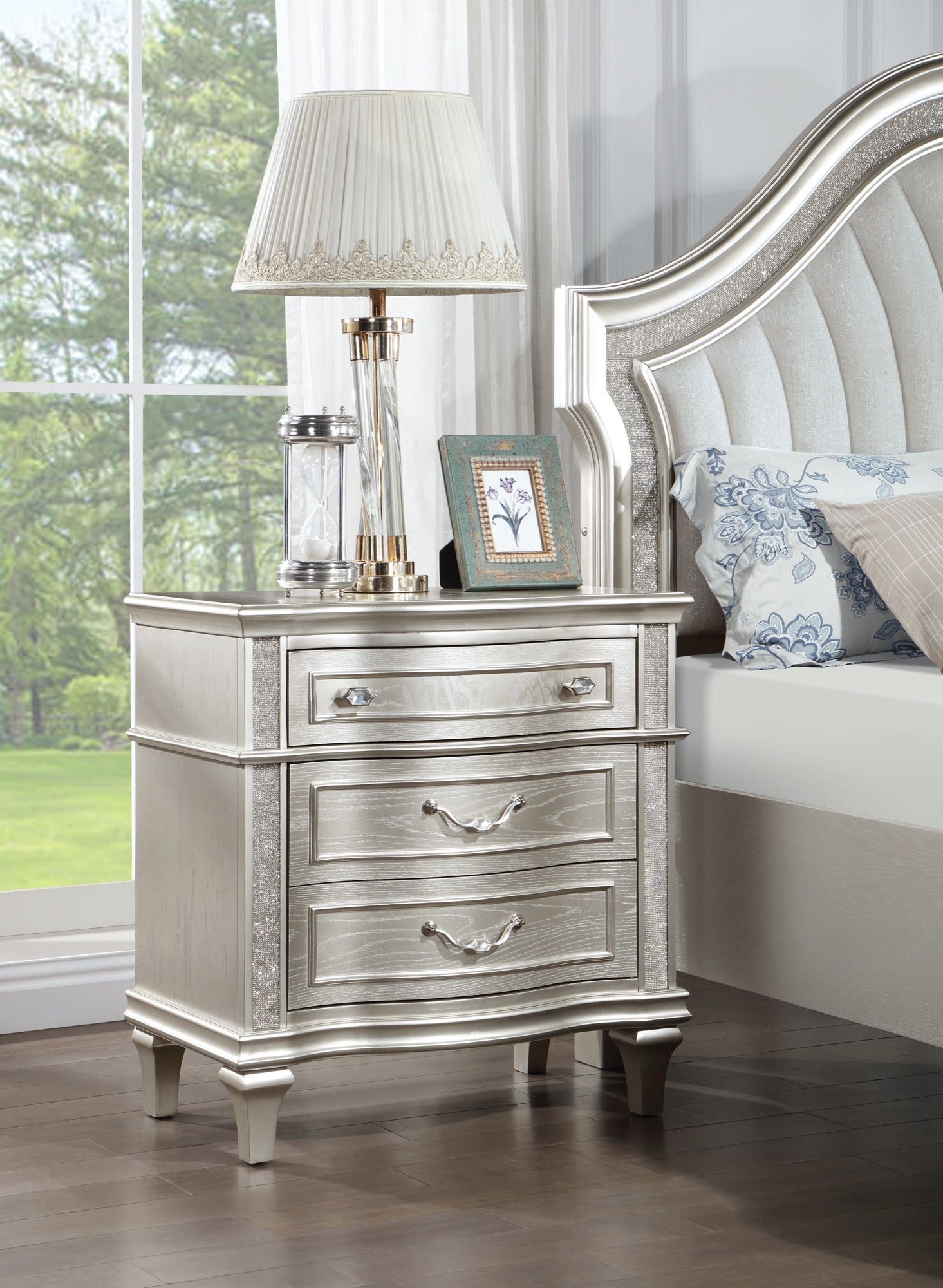 Evangeline Nightstand - Adams Furniture