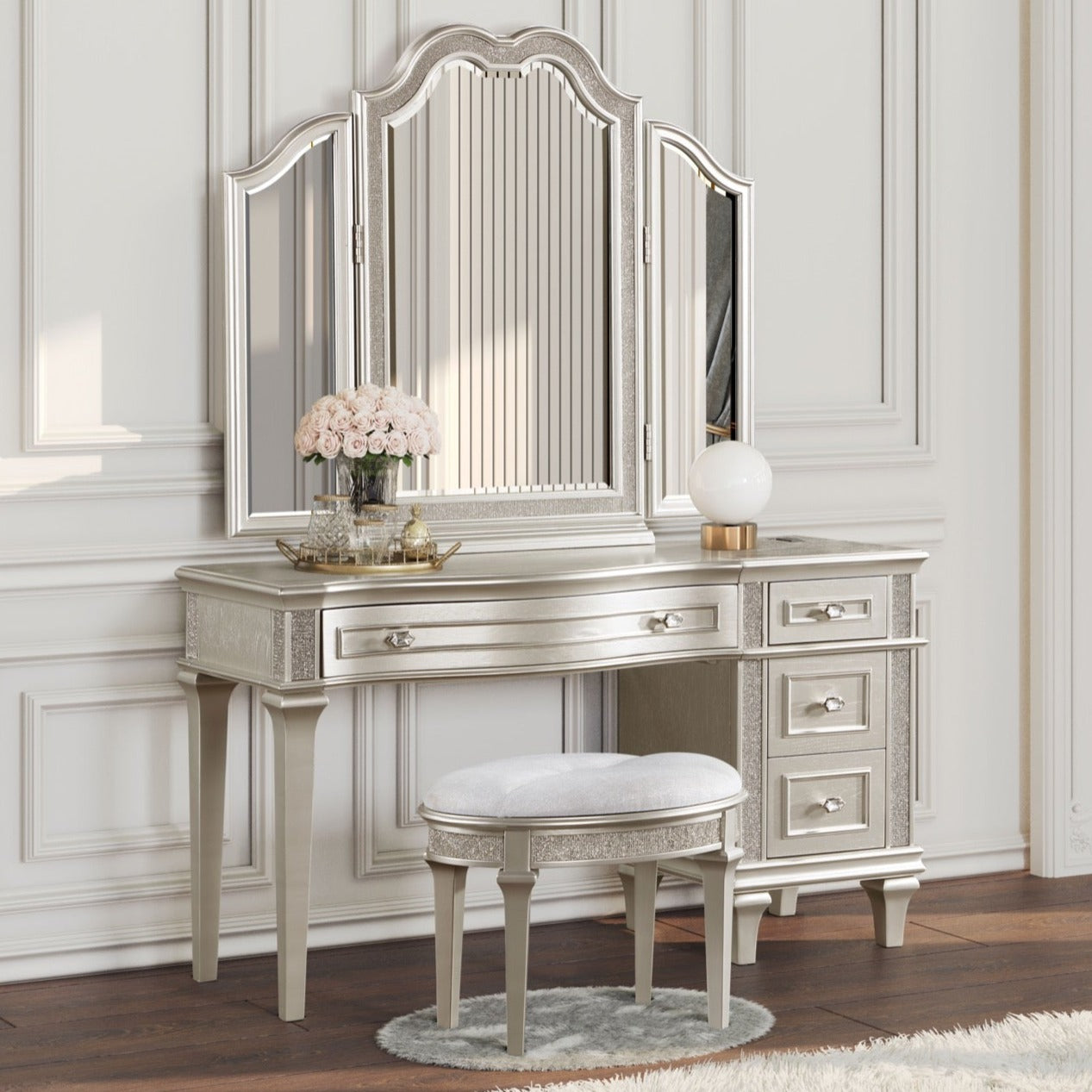 Evangeline Vanity Set - Adams Furniture