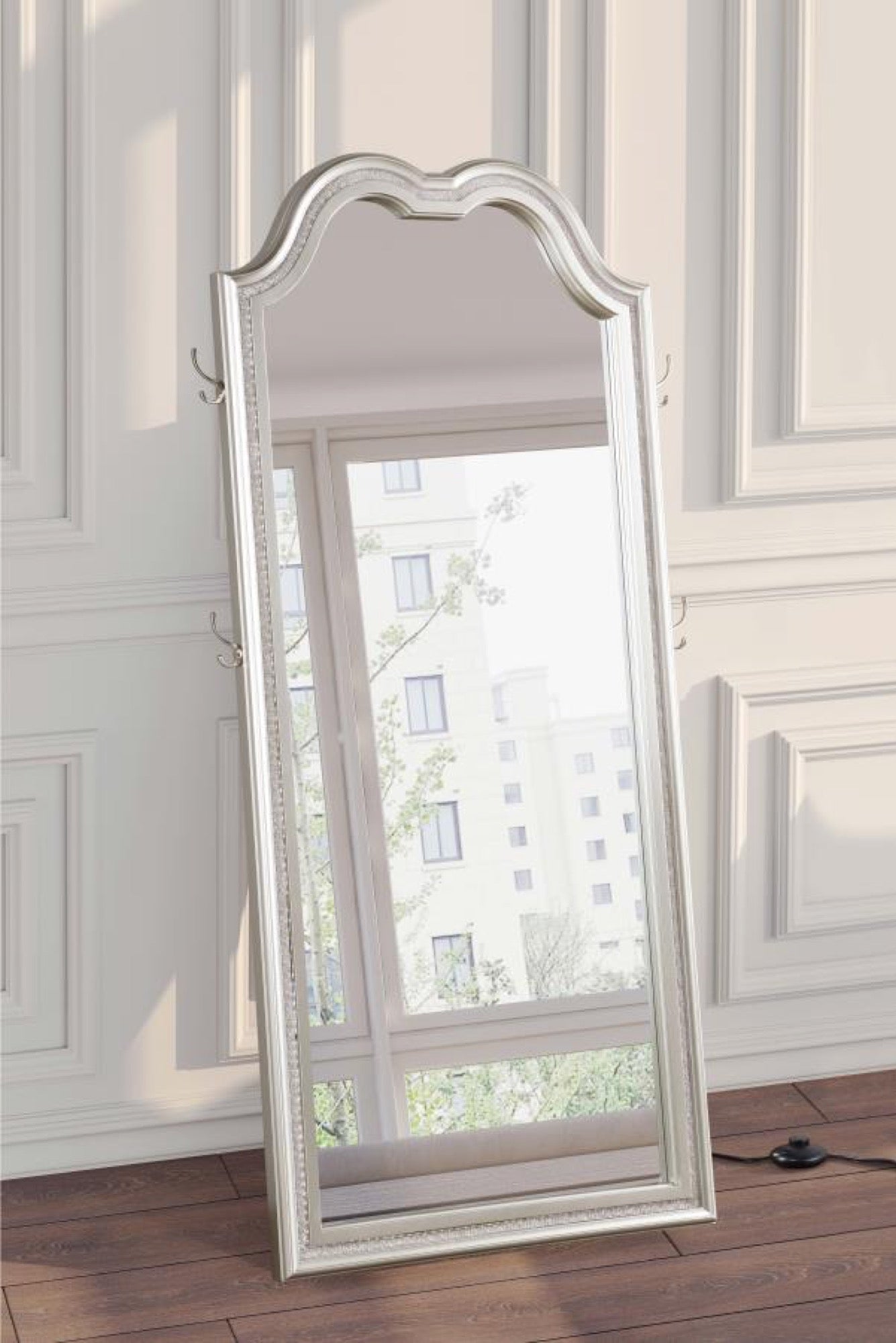Evangeline Full Length LED Floor Mirror - Adams Furniture