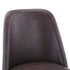 Brown Faux Leather Upholstered Stool (Set of 2)