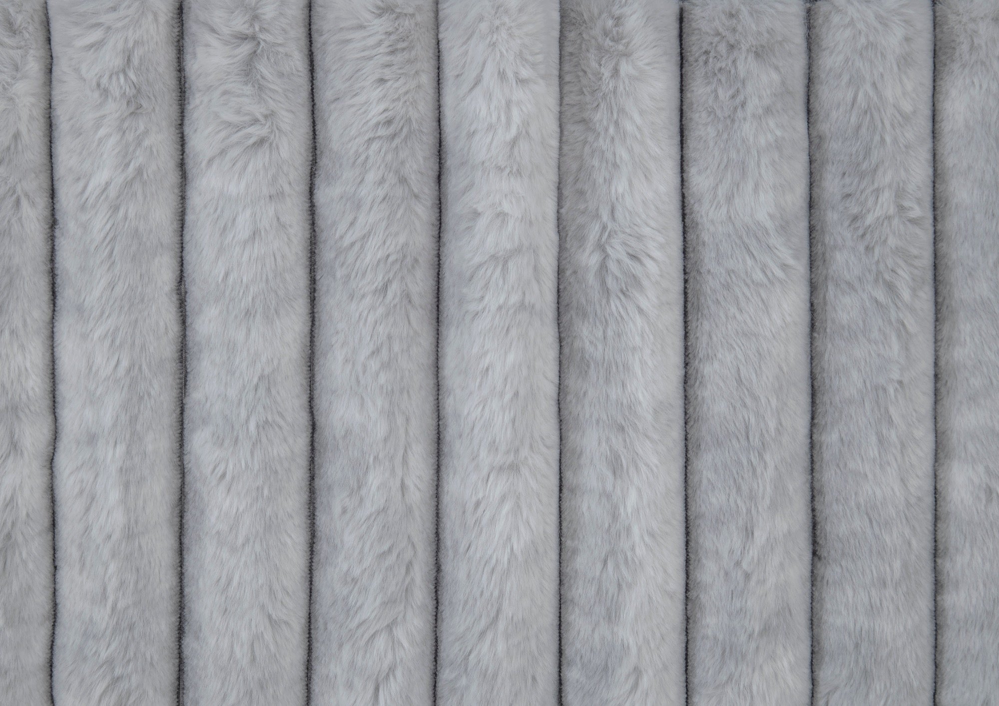 Queen Grey Upholstered Bed with Fireplace & Speaker