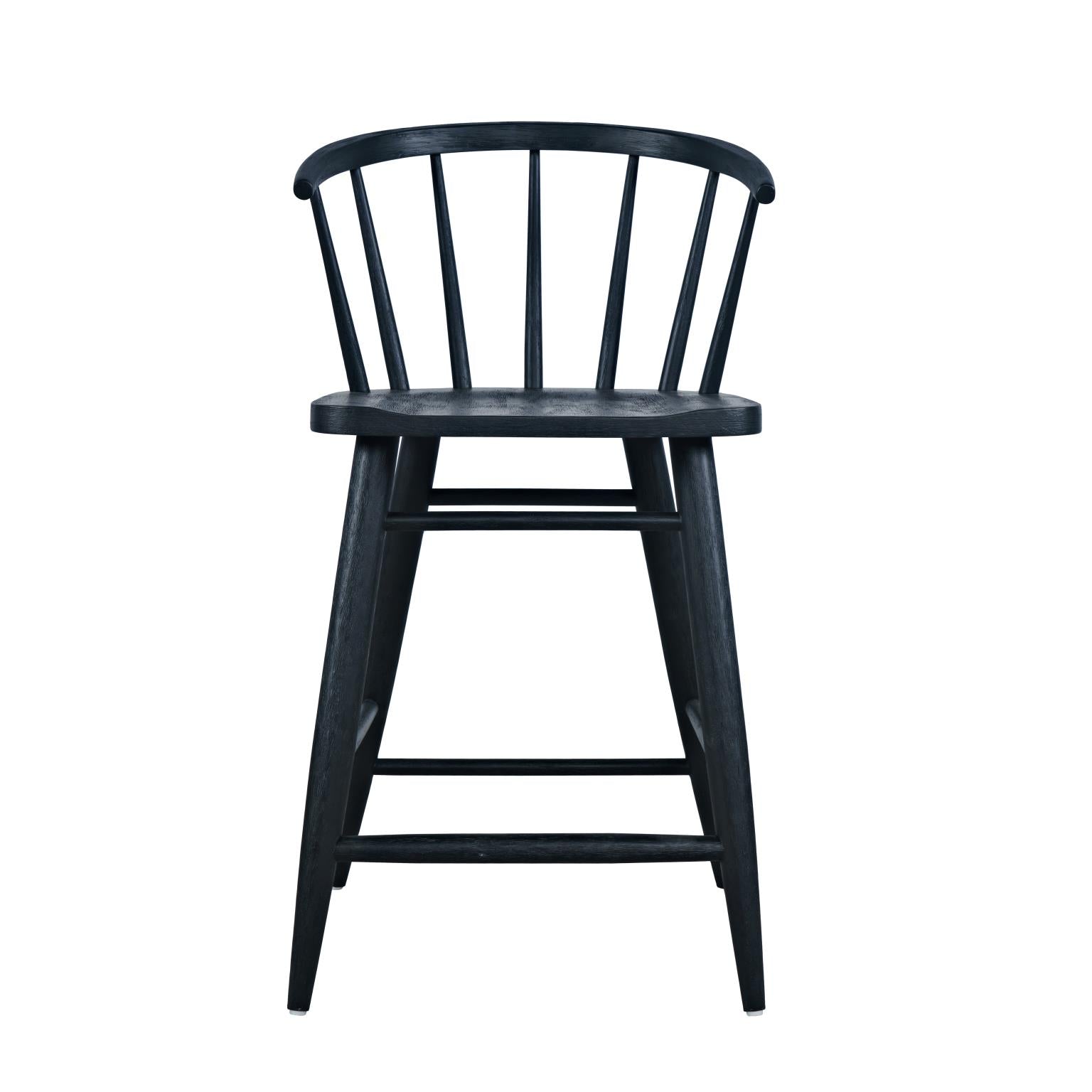 Black Spindle Bar Stool