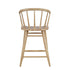 Natural Finish Spindle Bar Stool