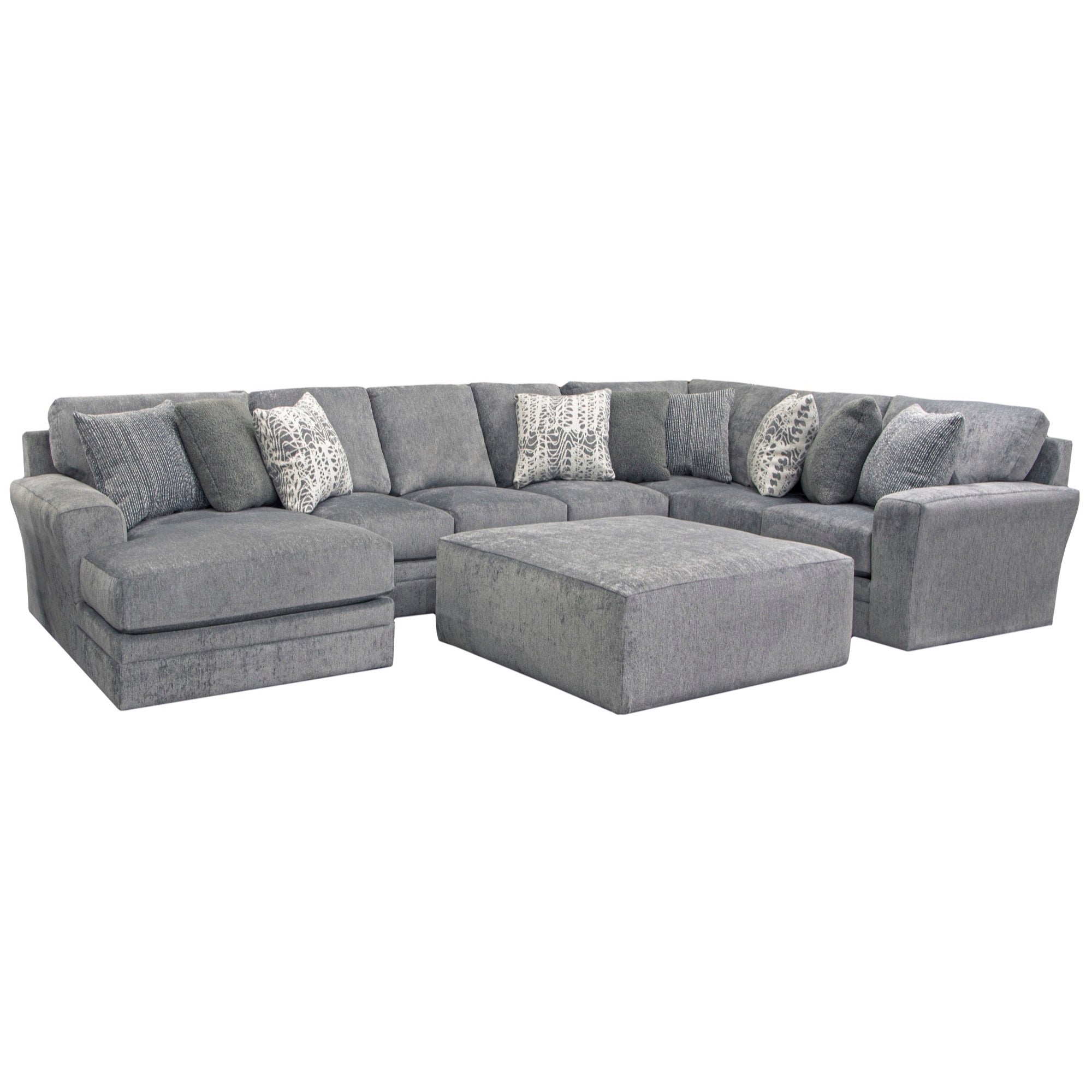 Glacier 4 Piece Sectional with Comfort Coil Seating
