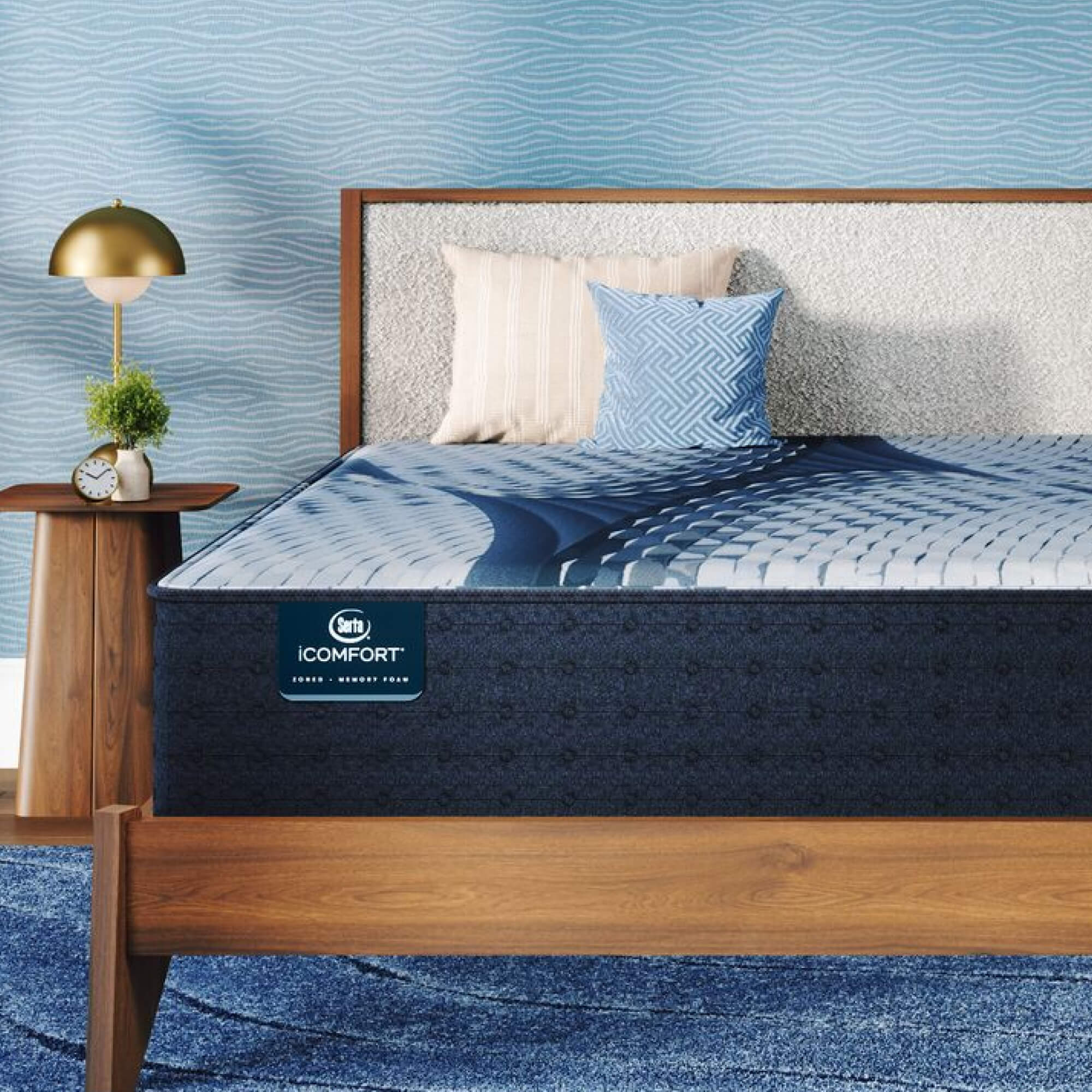 Serta iComfort Iona Plush King Mattress - Adams Furniture