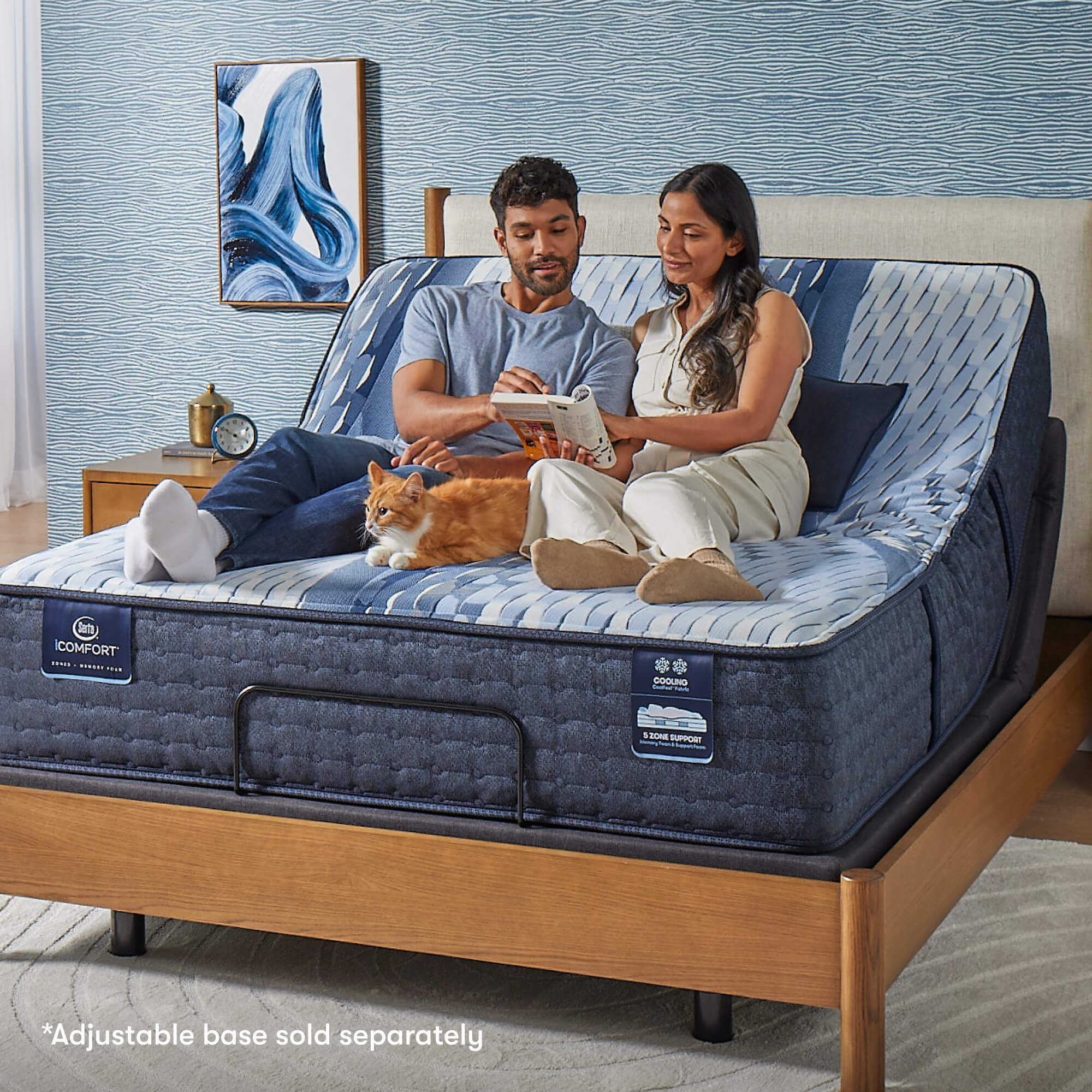 Serta iComfort Aveda Medium Firm King Mattress - Adams Furniture