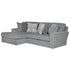 Glacier 2 Piece Sectional with Comfort Coil Seating
